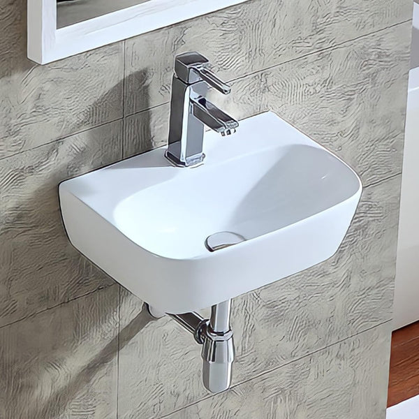 Nirant Ceramic Wall Mount Wash Basin