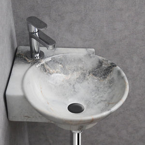 Wall Mounted Wash Basin for Bathroom | Ceramic Wash Basin
