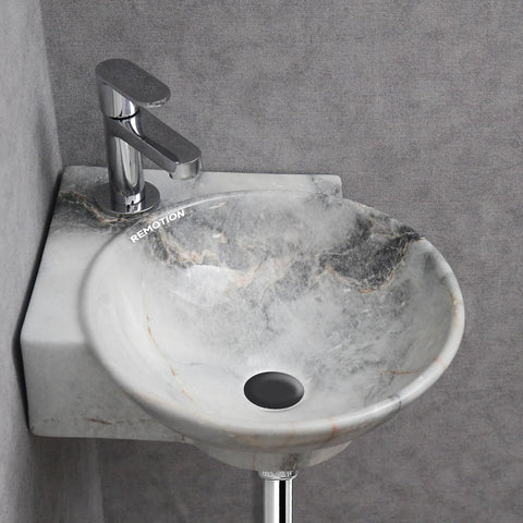Wall Mounted Wash Basin for Bathroom | Ceramic Wash Basin