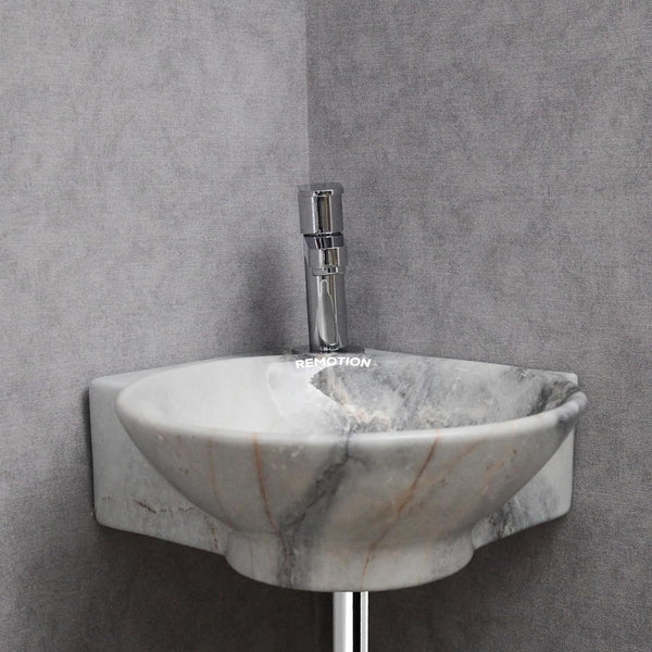 Wall Mounted Wash Basin for Bathroom | Ceramic Wash Basin